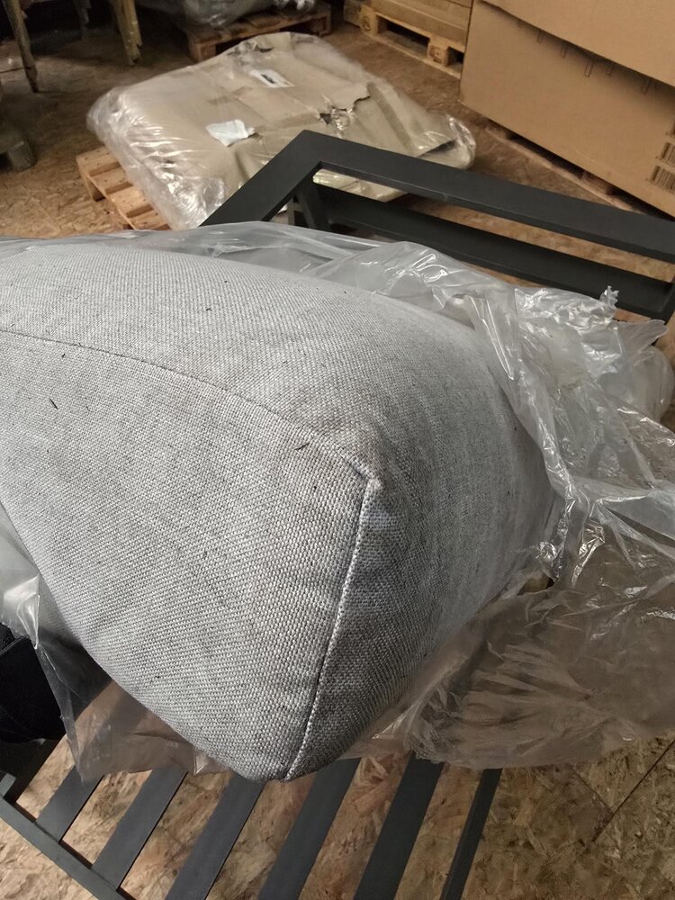 AVH-Collectie Showroommodel Almeria hoek loungeset 6-delig aluminium antraciet