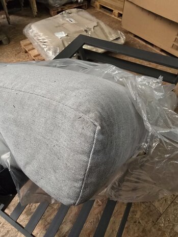 AVH-Collectie Showroommodel Almeria hoek loungeset 6-delig aluminium antraciet