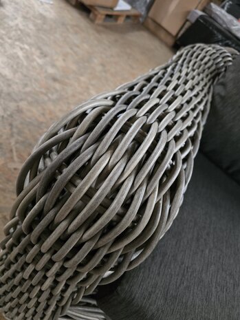 AVH-Collectie Showroommodel 2 x Las Palmas lounge tuinstoel grijs