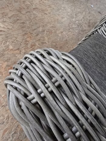 AVH-Collectie Showroommodel 2 x Las Palmas lounge tuinstoel grijs