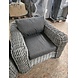 AVH-Collectie Showroommodel 2 x Las Palmas lounge tuinstoel grijs