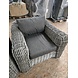 AVH-Collectie Showroommodel 2 x Las Palmas lounge tuinstoel grijs