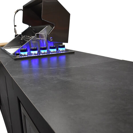 AVH-Collectie Emberhaus Bar en Grill buitenkeuken 263x70xH120 cm grijs