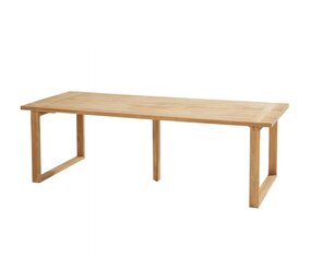 Taste 4SO Showroommodel Spartan eettafel 240x100xH75 cm teak Taste 4SO Taste 4SO Showroommodel Spartan eettafel 240x100xH75 cm teak Taste 4SO