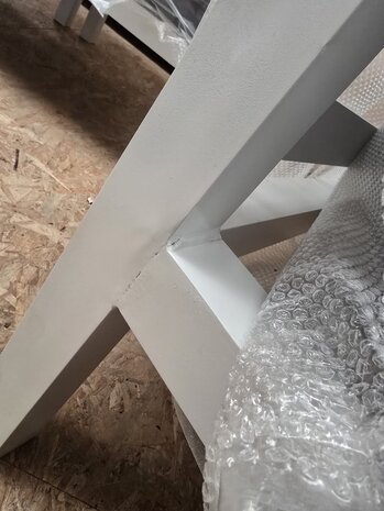 AVH-Collectie Showroommodel Fabri hoek loungeset 5 delig aluminium wit