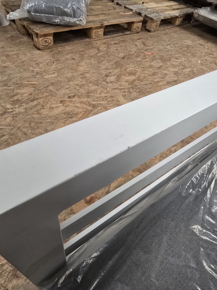 AVH-Collectie Showroommodel Fabri hoek loungeset 5 delig aluminium wit