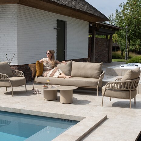 4 Seasons Outdoor Vic Calma stoel bank loungeset 5 delig keramiek latte Taste 4SO 4 Seasons Outdoor Vic Calma stoel bank loungeset 5 delig keramiek latte Taste 4SO