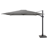 4 Seasons Outdoor Siesta premium zweefparasol 300x300 cm charcoal 4 Seasons Outdoor