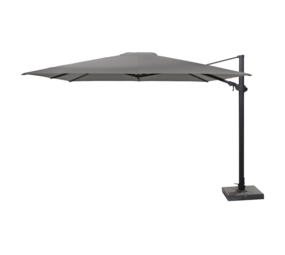 4 Seasons Outdoor Siesta premium zweefparasol 300x300 cm charcoal 4 Seasons Outdoor