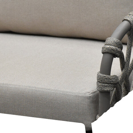 AVH-Collectie Showroommodel Monte Rosa 2-zits loungebank naturel bruin rope