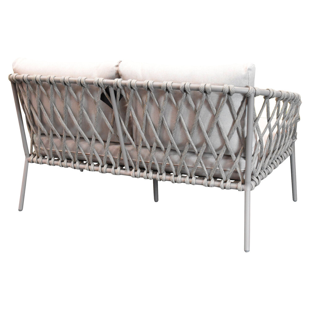 AVH-Collectie Showroommodel Monte Rosa 2-zits loungebank naturel bruin rope