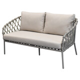 AVH-Collectie Showroommodel Monte Rosa 2-zits loungebank naturel bruin rope