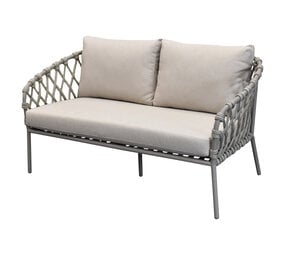 AVH-Collectie Showroommodel Monte Rosa 2-zits loungebank naturel bruin rope