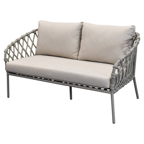 AVH-Collectie Showroommodel Monte Rosa 2-zits loungebank naturel bruin rope