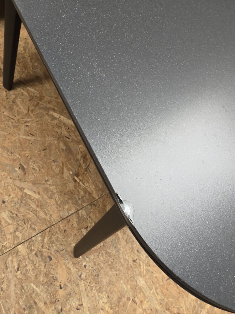 AVH-Collectie Showroommodel Capetown dining hoek loungeset 4 delig antraciet