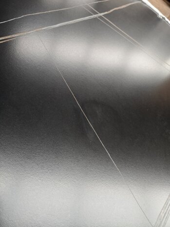 AVH-Collectie Showroommodel Talitha dining tuintafel 220x114xH75 cm ovaal antraciet sintered stone blad