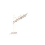 Platinum Voyager T1 zweefparasol 300x200 cm sandstone ivoor met zandkleur 90 kg voet en hoes