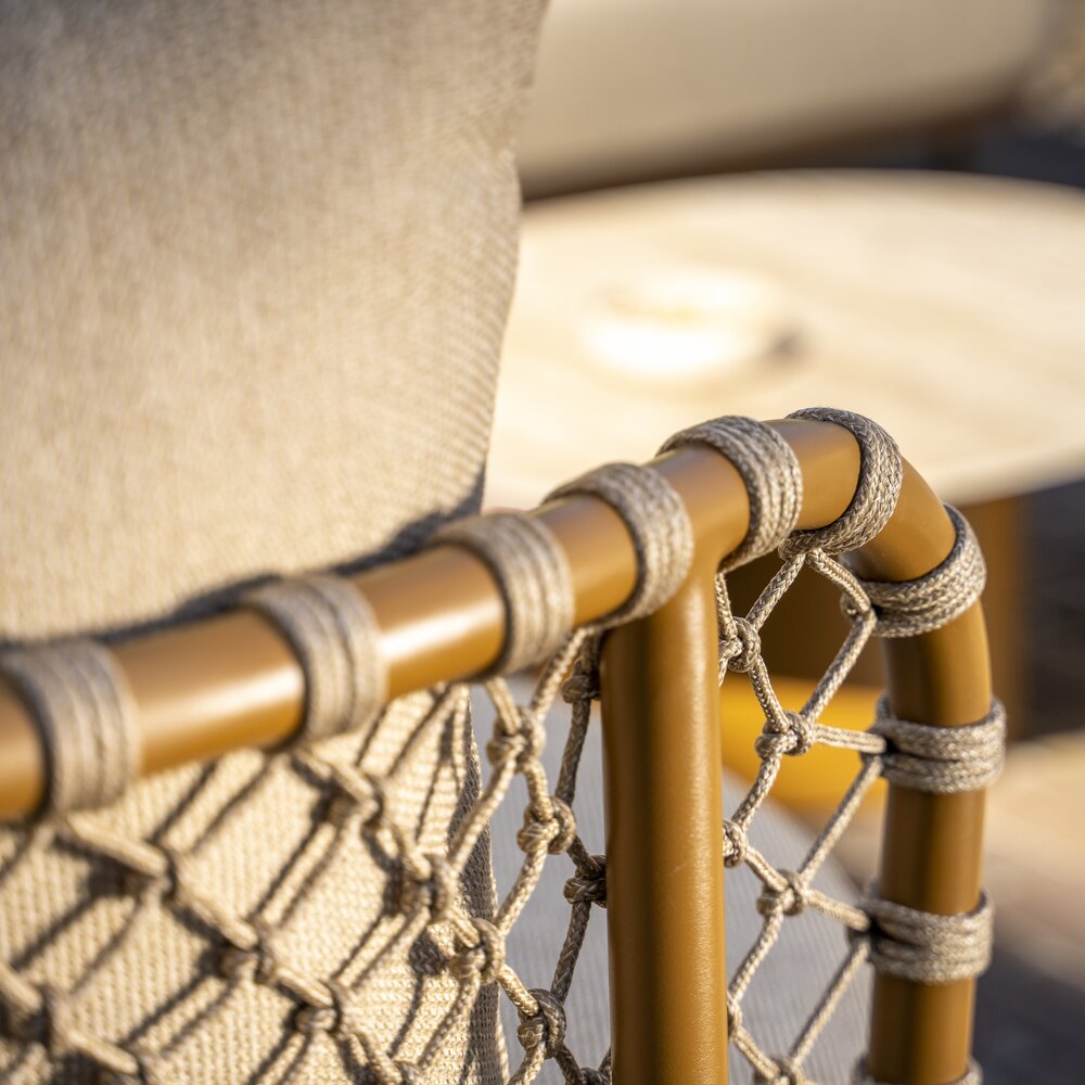 4 Seasons Outdoor Martinique chaise longue loungeset 2 delig amber rope 4 Seasons Outdoor