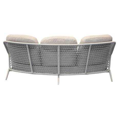 AVH-Collectie Monza stoel bank dining loungeset 5 delig verstelbaar latte rope