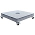 AVH parasolvoet 170 kg Hacienda / Siesta met 4 wielen robuust graniet  (6,4x6,4)