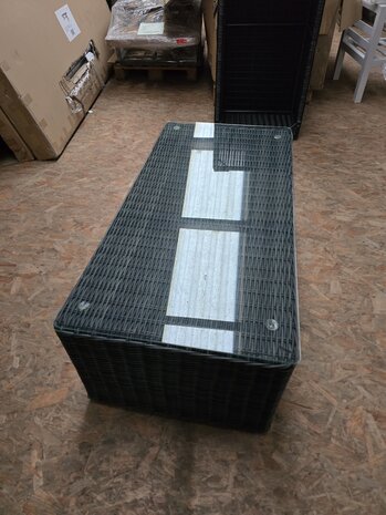 AVH-Collectie Showroommodel Mambo XL lounge tuintafel 120x60xH45 cm antraciet