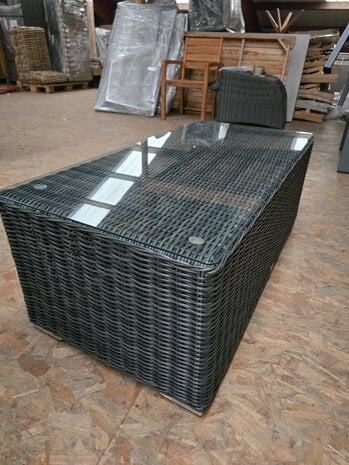AVH-Collectie Showroommodel Mambo XL lounge tuintafel 120x60xH45 cm antraciet