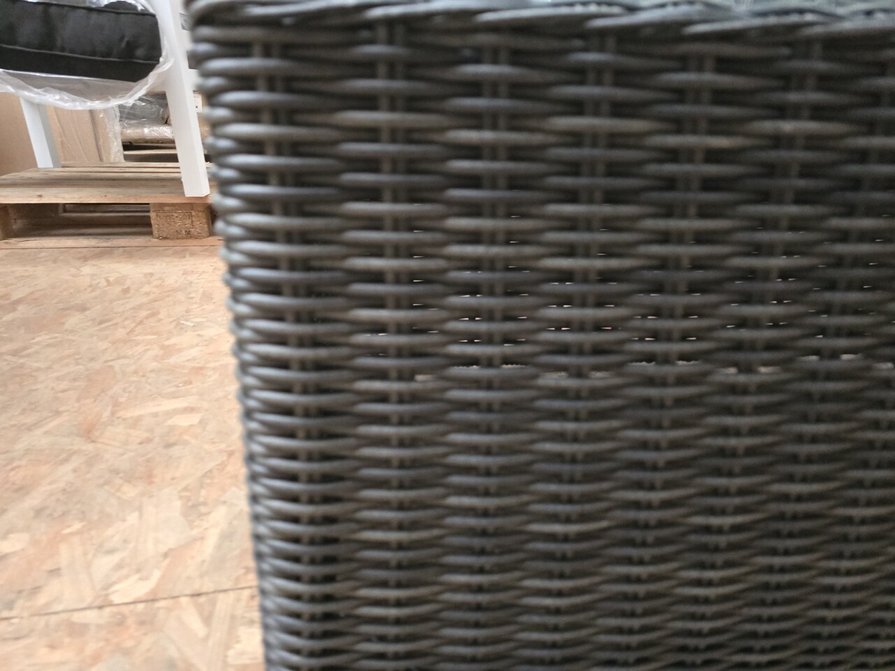 AVH-Collectie Showroommodel Mambo XL lounge tuintafel 120x60xH45 cm antraciet