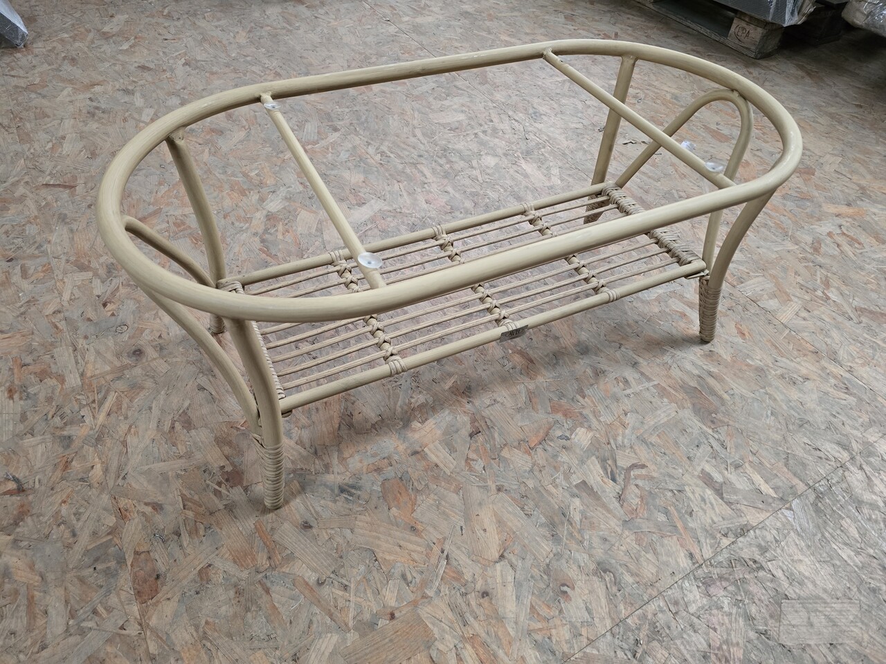 AVH-Collectie Showroommodel Lenco lounge tuintafel ovaal 100