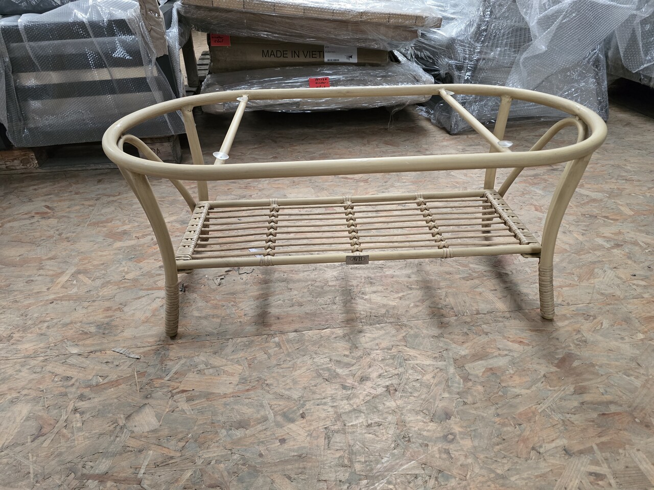 AVH-Collectie Showroommodel Lenco lounge tuintafel ovaal 100