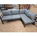 AVH-Collectie Showroommodel Fabri chaise longue loungeset 2 delig aluminium antraciet