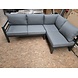 AVH-Collectie Showroommodel Fabri chaise longue loungeset 2 delig aluminium antraciet