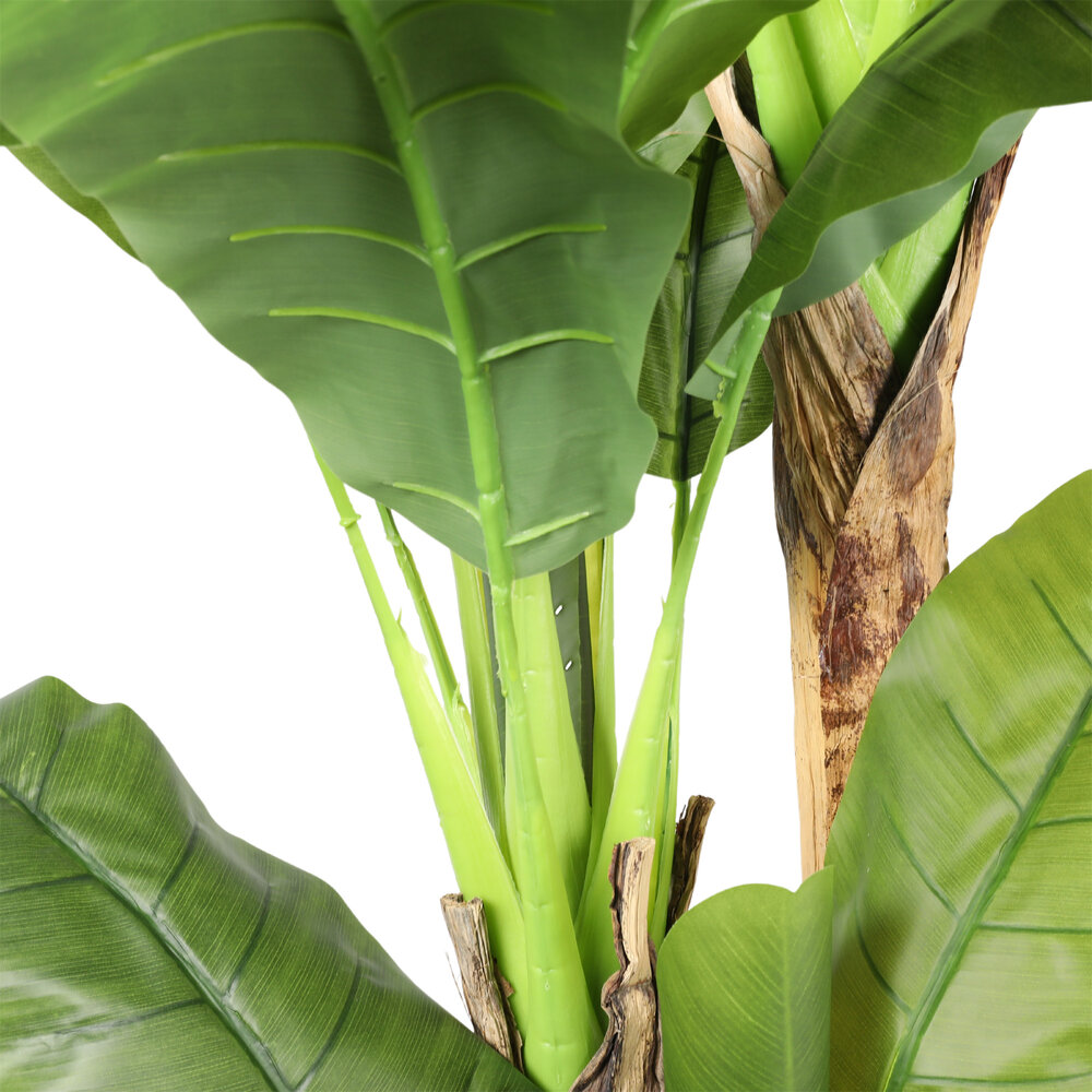 AVH-Collectie Kunstplant bananenboom 220 cm hoog