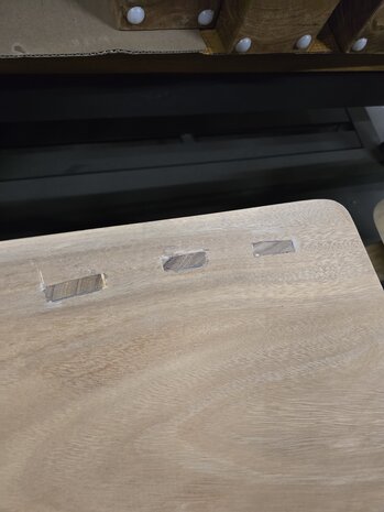 AVH-Collectie Showroommodel Boomstam bar kruk 40x40xH114 cm ( set van 4)