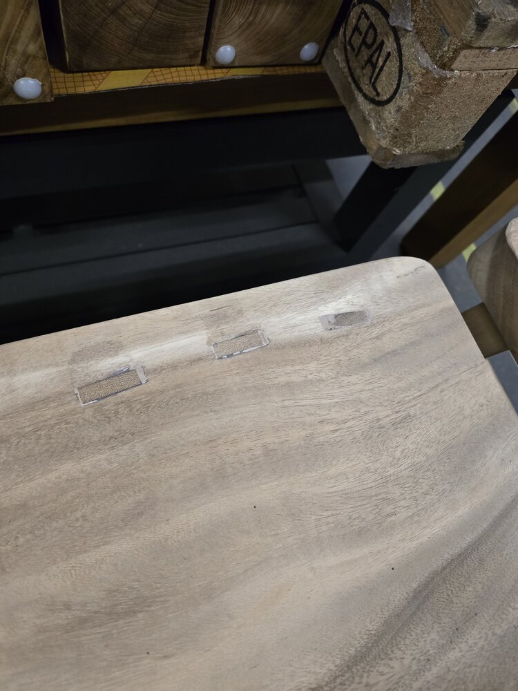 AVH-Collectie Showroommodel Boomstam bar kruk 40x40xH114 cm ( set van 4)