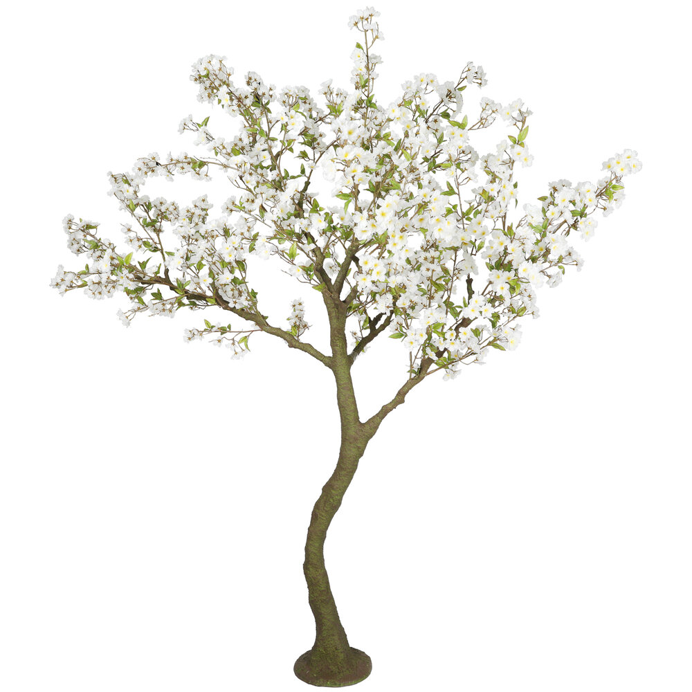 AVH-Collectie Kunstboom kersenbloesem wit dikke stam H240 cm