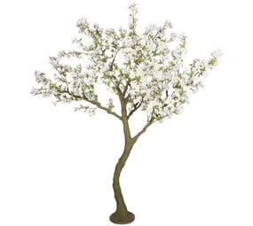 AVH-Collectie Kunstboom kersenbloesem wit dikke stam H240 cm