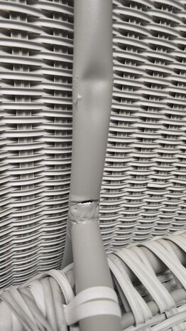 AVH-Collectie Showroommodel Bilbao hoek dining loungeset 7-delig wit grijs