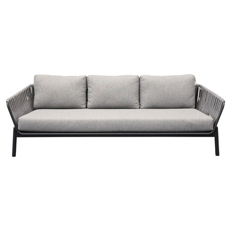 AVH-Collectie Showroommodel Washington stoel bank loungeset 4 delig grijs rope