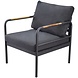 AVH-Collectie Showroommodel Florina stoel bank loungeset 5 delig aluminum teak antraciet AVH-Collectie Showroommodel Florina stoel bank loungeset 5 delig aluminum teak antraciet