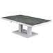 AVH-Collectie Showroommodel Pacific lounge-diningtafel 140x85xH49-72 cm in hoogte verstelbaar aluminium wit