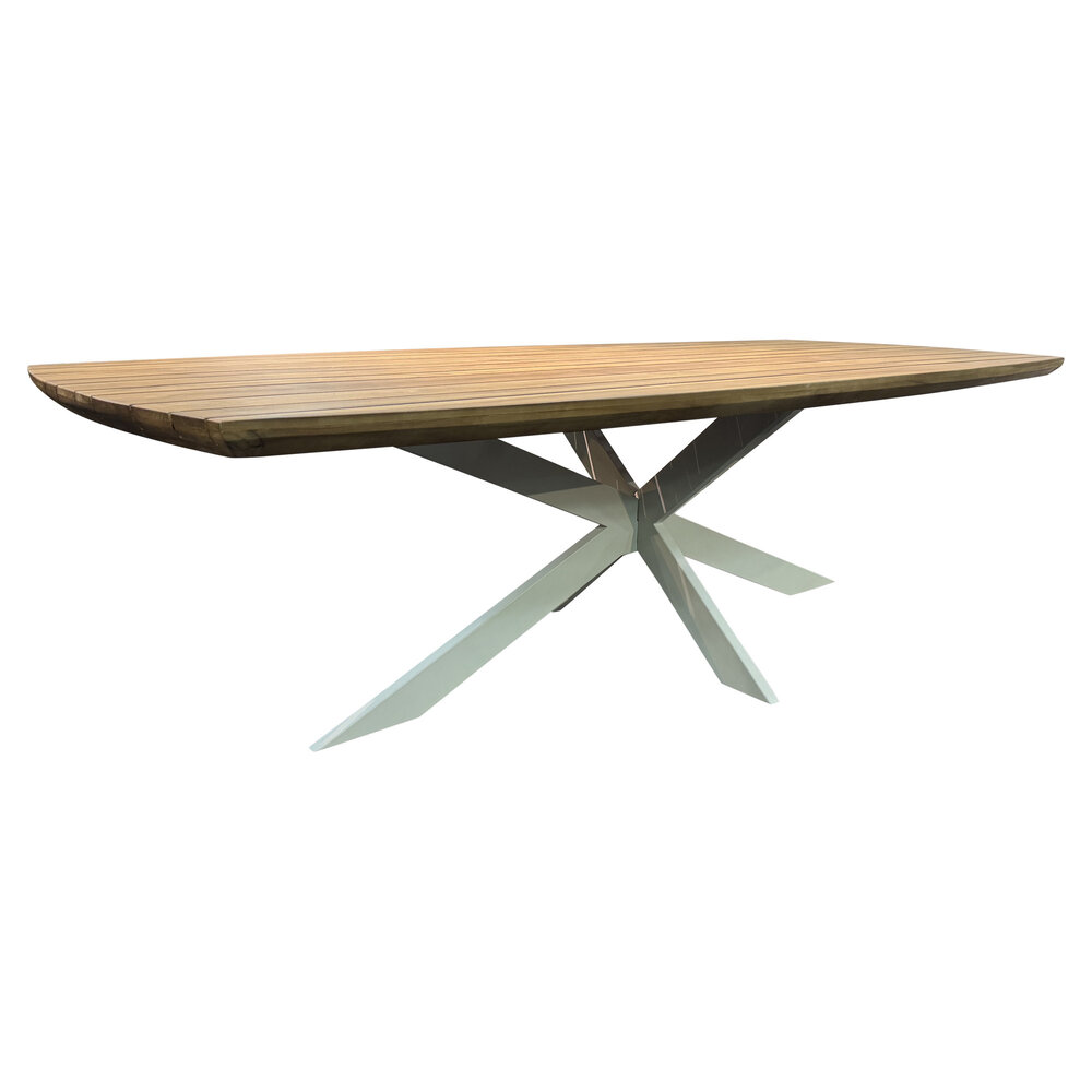 AVH-Collectie Showroommodel Lido dining tuintafel 240x110xH75 cm acacia blad natural sand