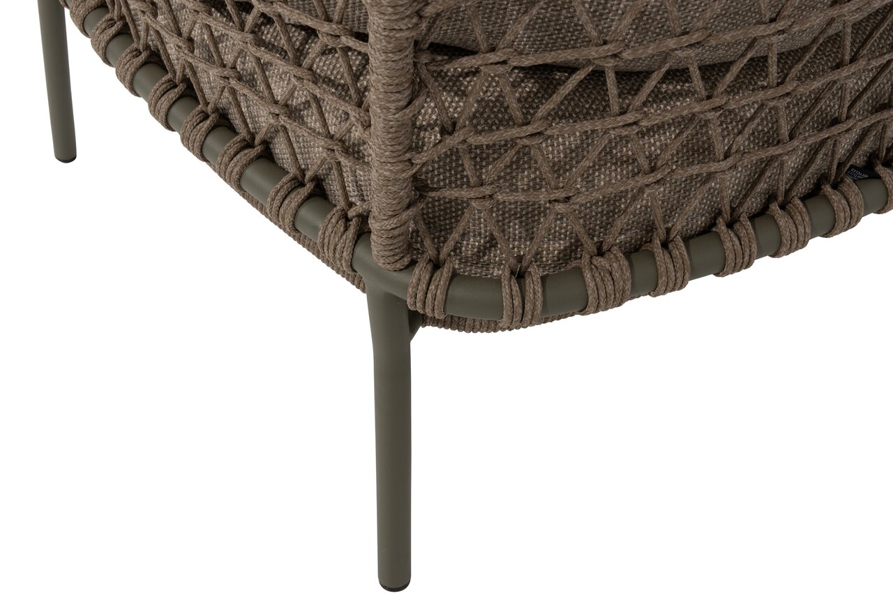 4 Seasons Outdoor Showroommodel Jura 3-zits bank olive groen 4 Seasons Outdoor