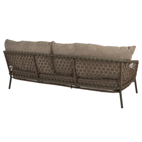 4 Seasons Outdoor Showroommodel Jura 3-zits bank olive groen 4 Seasons Outdoor