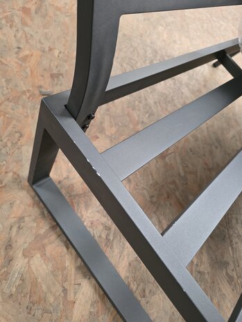 AVH-Collectie Showroommodel Kota hoek loungeset 5 delig aluminium antraciet