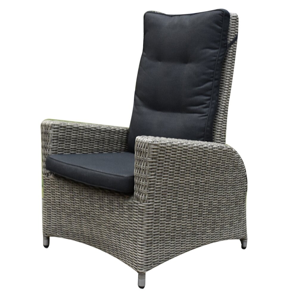 AVH-Collectie Showroommodel Menorca lounge balkonset verstelbaar 5-delig grijs