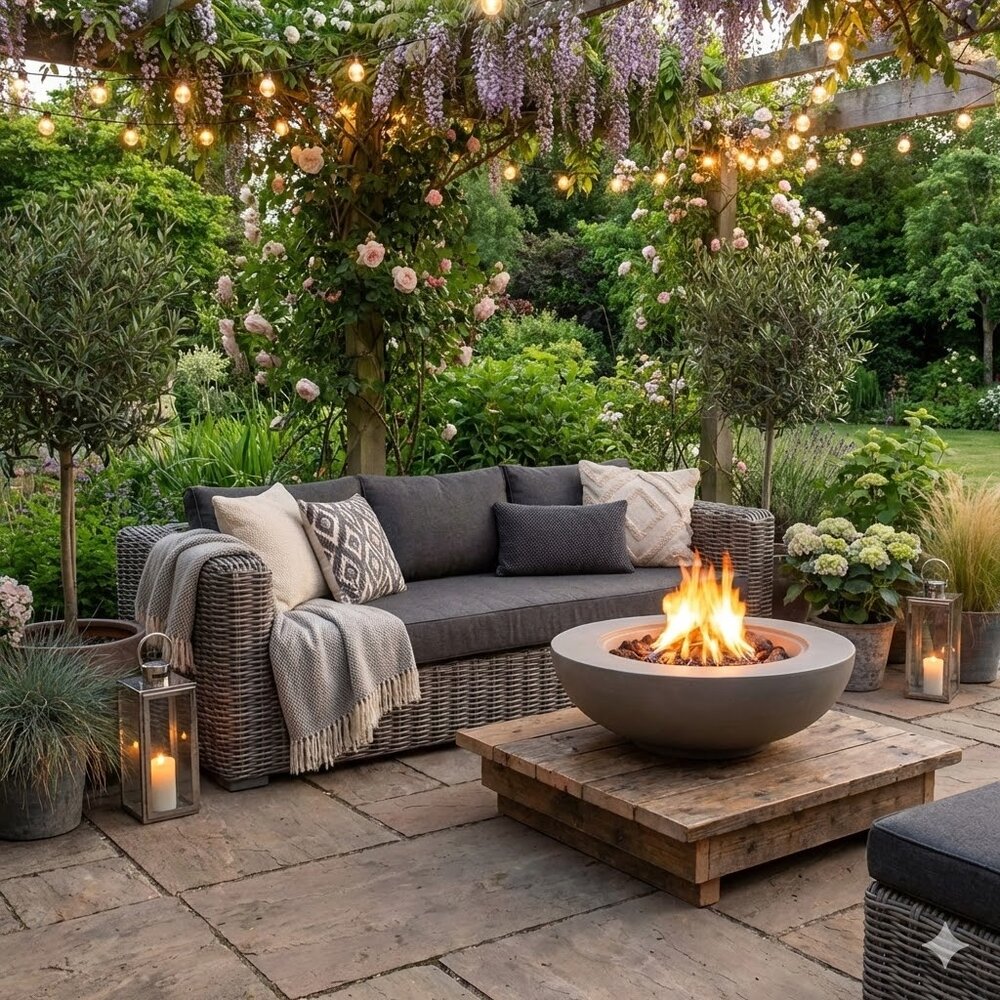 AVH-Collectie Cervo lounge tuinbank grijs