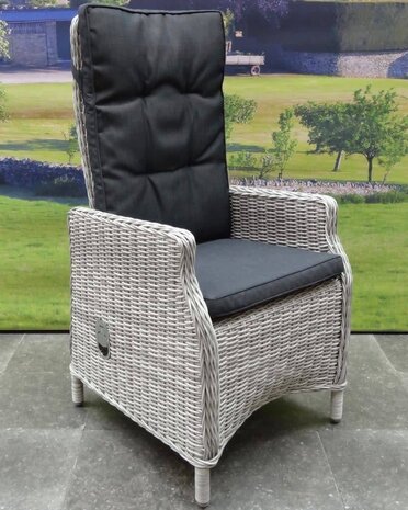 AVH-Collectie Showroommodel Empoli dining tuinstoel verstelbaar wit grijs ( set van 3) AVH-Collectie Showroommodel Empoli dining tuinstoel verstelbaar wit grijs ( set van 3)