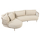 4 Seasons Outdoor Showroommodel Sardinia chaise longue loungeset 2 delig aluminum latte 4 Seasons Outdoor