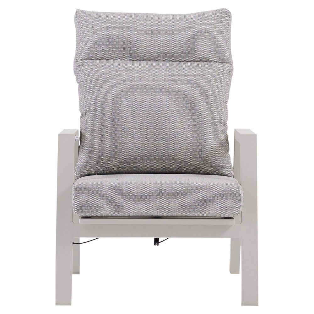 AVH-Collectie Showroommodel Barolo lounge tuinstoel verstelbaar aluminium latte AVH-Collectie Showroommodel Barolo lounge tuinstoel verstelbaar aluminium latte