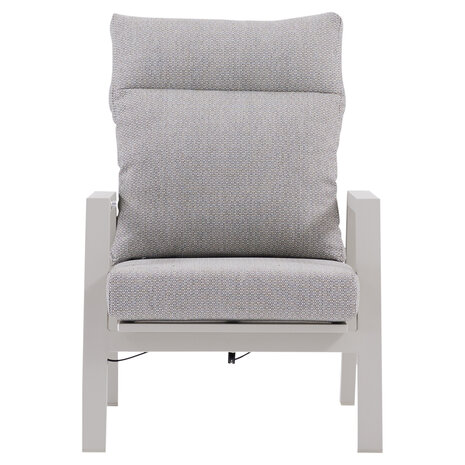 AVH-Collectie Showroommodel Barolo lounge tuinstoel verstelbaar aluminium latte AVH-Collectie Showroommodel Barolo lounge tuinstoel verstelbaar aluminium latte